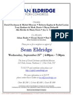 Reception For Eldridge For Congress