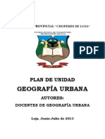 Plan Geografía Urbana 2013 - INTENSIVA