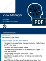 View Manager: Lesson # 9 HP UCMDB 8.0 Essentials