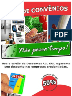 Promoção e descontos com seu cartão ALL SUL