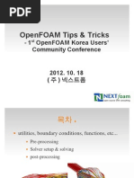 OpenFOAM Tips & Tricks