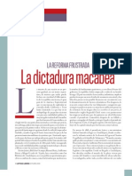 La Reforma Frustrada, La Dictadura Macabea, de Enrique Serna