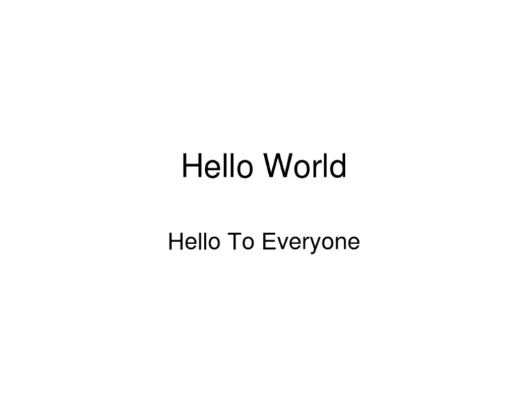 Hello | PDF | Art