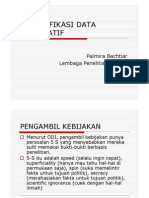 Kuantifikasi Data Kualitatif: Palmira Bachtiar Lembaga Penelitian SMERU