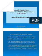 Interdisciplinariedad y Pensamiento Complejo en La Enseñanza