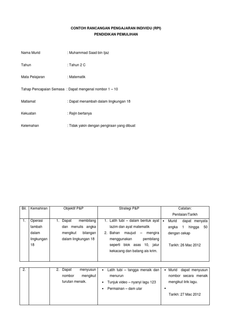 RPI Bahasa Melayu | PDF | Kesehatan Holistik