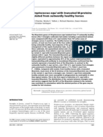 Isolated From Outwardly Healthy Horses: Streptococcus Equi With Truncated M-Proteins