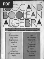 Logic and Boolean Algebra