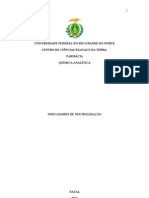 Indicadores de Neutralização (Química Analítica)