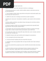 Surat Pulang Bermalam