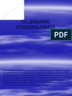 Calendario Epidemiologico