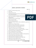 CBSE Class 11 Business Studies Sample Paper-02