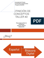 Conceptos Taller 2 - Usando Los Blogs