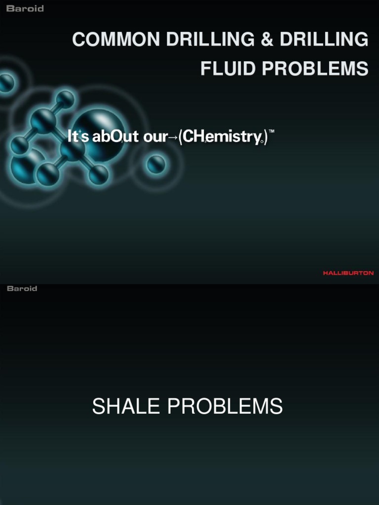 Drilling Problems Pdf Civil Engineering Chemistry