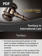 Lecture 04 Territory in International Law