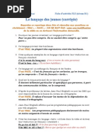 Corrigés_le langage des jeunes (niveau B1)