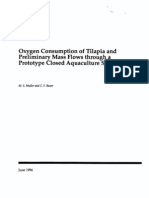 Oxygen Consumption of Tilapia