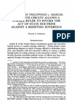 REPUBLIC OF PHILIPPINES v. MARCOS: THE NINTH CIRCUIT AND THE ACT OF STATE DOCTRINE