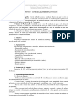 Roteiro - Ensaio Limite de Liquidez e Plasticidade