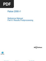 Patran 2008 r1 Reference Manual Part 6: Results Post Processing