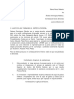 contestacion de demanda de pago de da+¦os y perjuicios