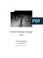 Custom Scripting Language 101