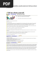 Download Tell Me About YourselfInterview by Sankar Susarla SN163667619 doc pdf