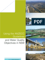 ANZECC Guidelines and Water Quality Objectives in NSW