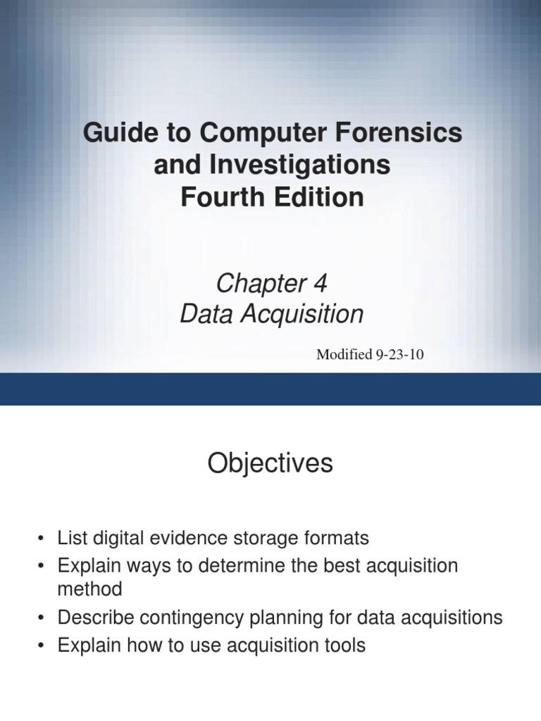 CH 04 | PDF | Computer Forensics | Computer Data Storage