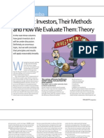 Dthe Great Investors, Their Methods and How We Evaluate Them - Wilmott Magazine Article