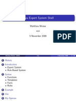 Java Expert System Shell: Matthieu Moisse