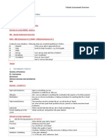 2013 BAA - Patient Assessment Overview