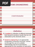 Systems Engineering Presentation