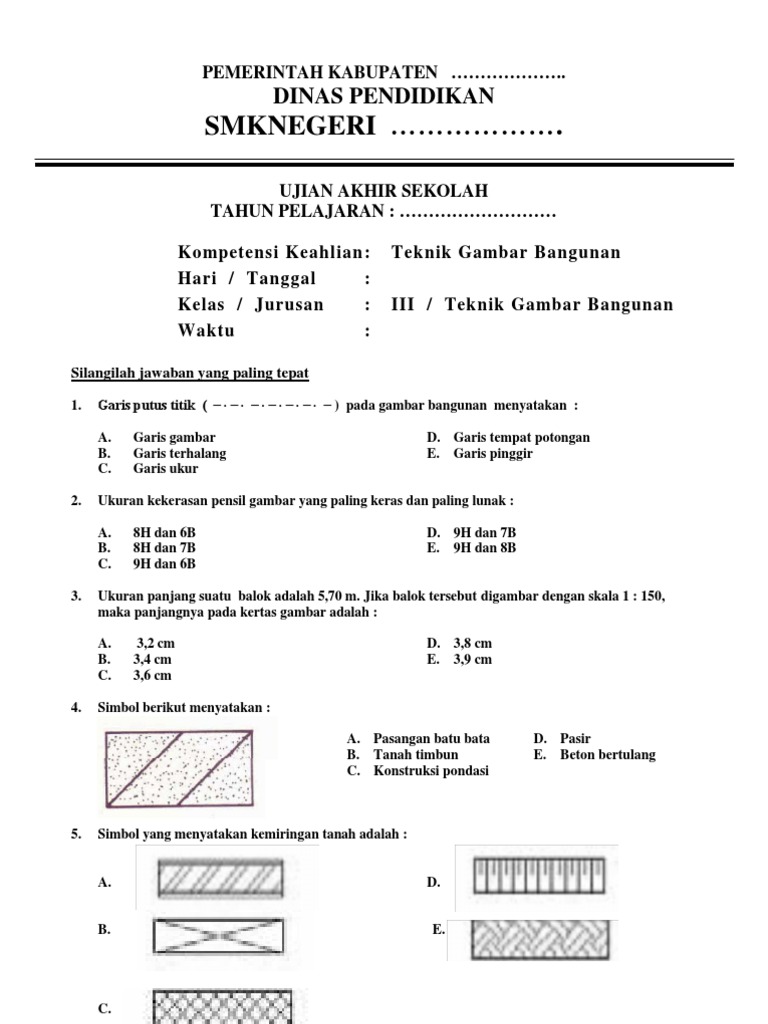 Contoh Format Soal Ujian Sekolah Guru Ilmu Sosial