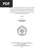 Download Penerapan Strategi Contextual Teaching and Learning by Bagoes Aman SN163697597 doc pdf