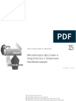 Metodologia de Pesquisa em Arquitetura e Urbanismo