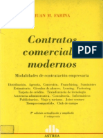 Farina, Juan- Contratos Comerciales Modernos