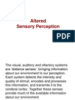 Concept of Sensory Alteration