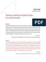 Violencia y pobreza en América Latina