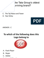 Which Is The Tata Group's Oldest Surviving Brand?: A. Tcs B. Tata Motors C. The Taj Palace and Tower D. Tata Tetley