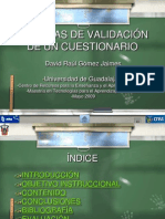 Tecnicas Validacion