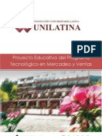 Proyecto Educativo Del Programa Mercadeo y Ventas