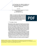 Syntax Out of Learning The Cultural Evolution of Structured