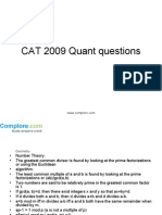 CAT Quant9