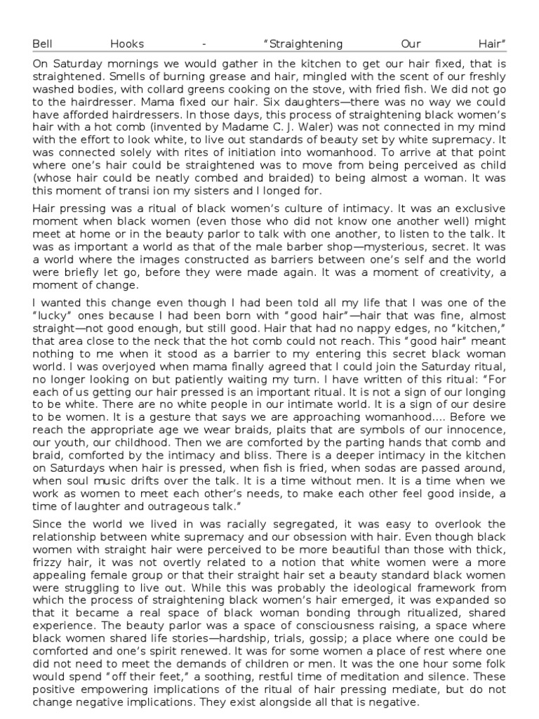 Bell hooks hair essay 08 image