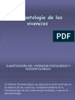 Psicopatología de las vivencias