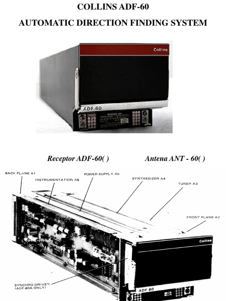 Collins社製　ANT-60A ADFアンテナ　航空機部品 Adf 60 | PDF