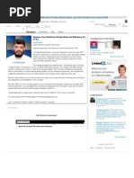 Improving Efficiency