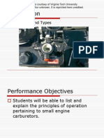 Carburetion: Principles and Types