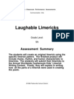 Laughable Limericks: Assessment Summary